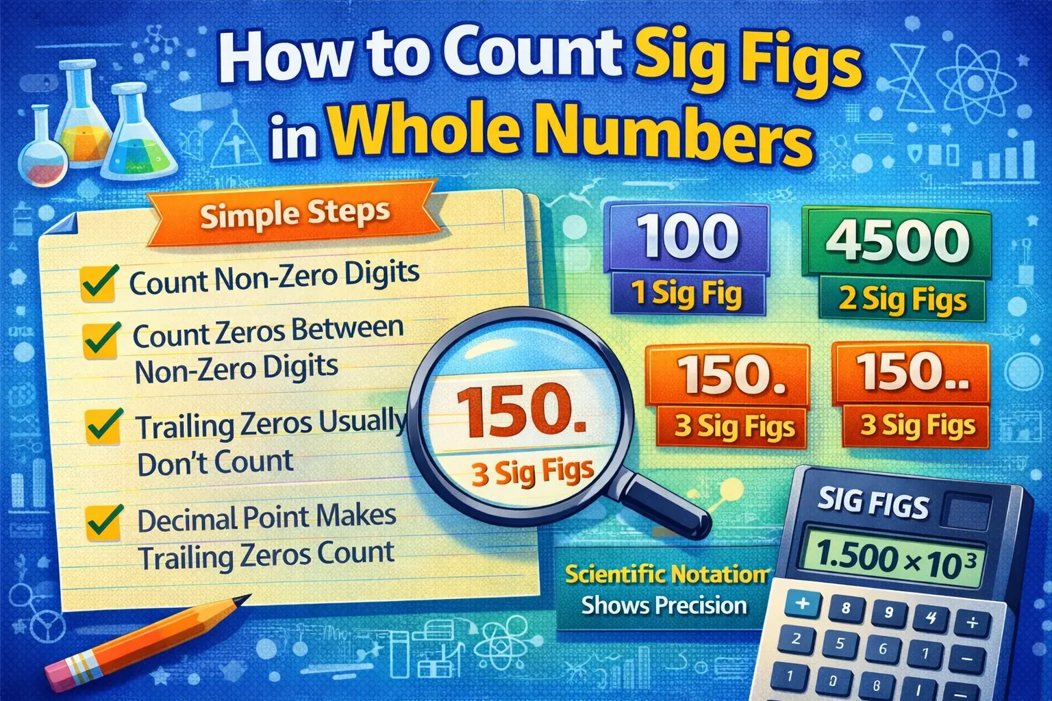 How to Count Sig Figs in Whole Numbers