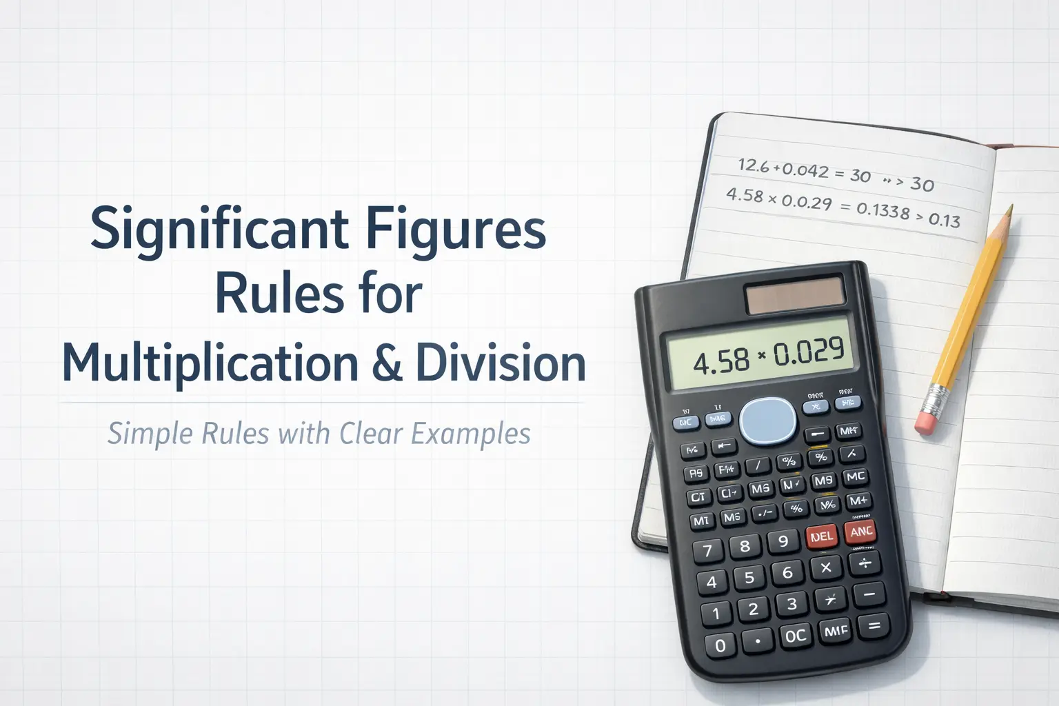 Significant Figures Rules for Multiplication and Division